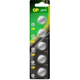 Батарея GP Lithium CR2016 (5шт)
