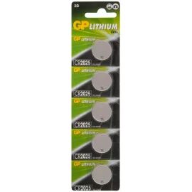 Батарея GP Lithium CR2025 (5шт)