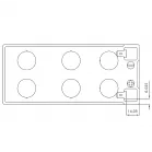 Батарея для ИБП CSB GP1272 F2 (12V28W) 12В 7.2Ач
