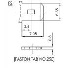 Батарея для ИБП CSB GP1272 F2 (12V28W) 12В 7.2Ач