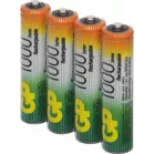 Аккумулятор GP 100AAAHC3/1 AAA NiMH 1000mAh (промо:3+1) (4шт)