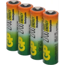 Аккумулятор GP 270AAHC3/1 AA NiMH 2700mAh (промо:3+1) (4шт)