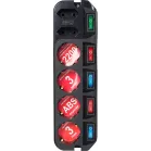 Сетевой удлинитель Most A10 3м (6 розеток) черный (коробка)