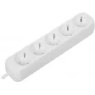 Сетевой удлинитель Defender E518 1.8м (5 розеток) белый (пакет ПЭ)