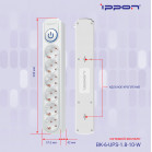 Сетевой фильтр Ippon BK-6-UPS-1.8-10-W 1.8м (6 розеток) белый (коробка)