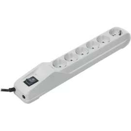 Сетевой фильтр Pilot L (GP) 174 7м (6 розеток) белый (коробка)