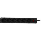 Сетевой фильтр Defender DFS 151 1.8м (6 розеток) черный (коробка)
