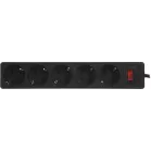 Сетевой фильтр Defender ES 3м (5 розеток) черный (коробка)