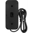 Сетевой фильтр Powercom SP-08 USB03AB 3,0 m 3.0м (8 розеток) черный (коробка)