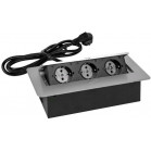 Сетевой разветвитель Premier 3R 1.8м (3 розетки) серый (коробка)