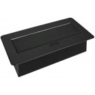 Сетевой разветвитель Premier PX/BL-HOR-2R-2USB-BLK 1.8м (2 розетки) черный (коробка)