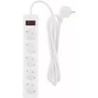 Сетевой фильтр Defender ILS 353 3м (5 розеток) белый (коробка)