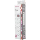 Сетевой фильтр Defender ILS 353 3м (5 розеток) белый (коробка)