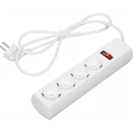 Сетевой фильтр Юнивольт 00-00000386 1.5м (4 розетки) белый (коробка)
