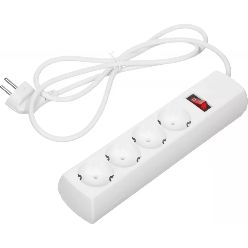 Сетевой фильтр Юнивольт 00-00000386 1.5м (4 розетки) белый (коробка)