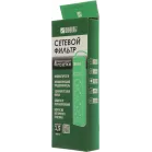 Сетевой фильтр Юнивольт 00-00000386 1.5м (4 розетки) белый (коробка)