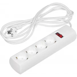 Сетевой фильтр Юнивольт 00-00000449 3м (4 розетки) белый (коробка)