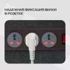 Сетевой фильтр Buro 500UNH-3-BG 3м (5 розеток) черный/серый (коробка)