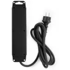 Сетевой фильтр Buro 300MDP-5-B 5м (3 розетки) черный (коробка)