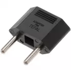 Адаптер-переходник Premier PCS3010B/50   (1 розетка) черный