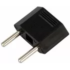 Адаптер-переходник Premier PCS3010B/01   (1 розетка) черный