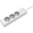 Сетевой фильтр Philips CHP2135WB/51 3м (3 розетки) белый (коробка)