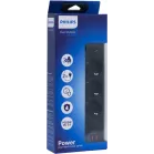 Сетевой фильтр Philips CHP4336BA/51 2м (3 розетки) черный (коробка)