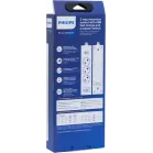 Сетевой фильтр Philips CHP4336BA/51 2м (3 розетки) черный (коробка)