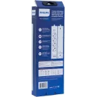 Сетевой фильтр Philips CHP4346BA/51 2м (4 розетки) черный (коробка)