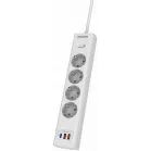 Сетевой фильтр Philips CHP4346WA/51 2м (4 розетки) белый (коробка)