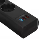 Сетевой фильтр Philips CHP8246BA/51 2м (4 розетки) черный (коробка)