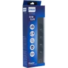 Сетевой фильтр Philips CHP8246BA/51 2м (4 розетки) черный (коробка)