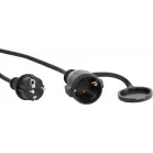 Сетевой удлинитель Buro BU-PS1.10/FRB-16 10м (1 розетка) черный (пакет ПЭ)