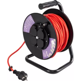 Сетевой удлинитель Buro BU-PSR4.40/G-16 40м (4 розетки) оранжевый (коробка)