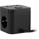 Сетевой удлинитель Buro BU-PC3.1UС-Plus-B 1.5м (3 розетки) черный (коробка)