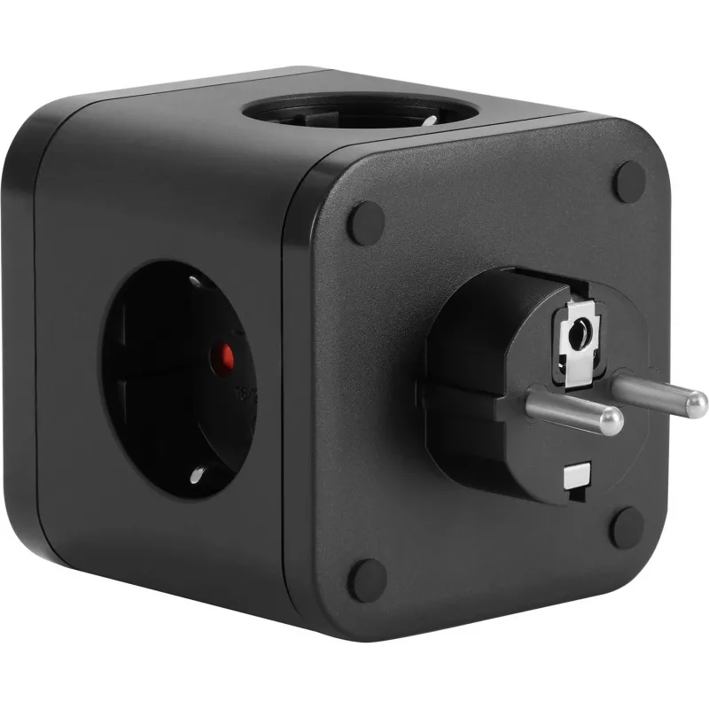 Сетевой разветвитель Buro BU-PW3UC-B (3 розетки) черный (коробка)