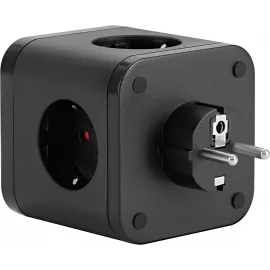 Сетевой разветвитель Buro BU-PW3UC-Plus-B (3 розетки) черный (коробка)