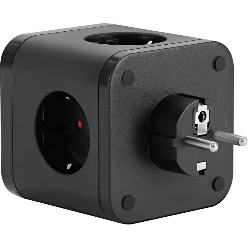 Сетевой разветвитель Buro BU-PW3UC-Plus-B (3 розетки) черный (коробка)