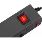 Сетевой фильтр Buro 600SE-16-1.8-B 1.8м (6 розеток) черный (коробка)