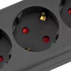 Сетевой фильтр Buro 600SE-16-3-B 3м (6 розеток) черный (коробка)