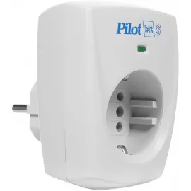 Сетевой фильтр Pilot Bit S (GP) (1 розетка) серый (коробка)