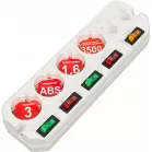 Сетевой удлинитель Most A16 1.6м (6 розеток) белый (коробка)