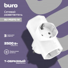 Сетевой разветвитель Buro BU-PS3TG-W (3 розетки) белый (пакет ПЭ)