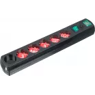 Сетевой фильтр Most LRG 3м (6 розеток) черный (пакет ПЭ)