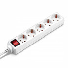 Сетевой удлинитель Buro BU-PS5.1/W 1.5м (5 розеток) белый (пакет ПЭ)