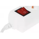 Сетевой удлинитель Buro BU-PS5.1/W 1.5м (5 розеток) белый (пакет ПЭ)