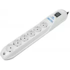 Сетевой фильтр Pilot GL 7м (6 розеток) белый (коробка)