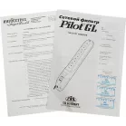 Сетевой фильтр Pilot GL 3м (6 розеток) белый (коробка)