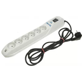 Сетевой фильтр Pilot GL 3м (6 розеток) белый (коробка)