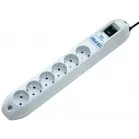 Сетевой фильтр Pilot GL 3м (6 розеток) белый (коробка)